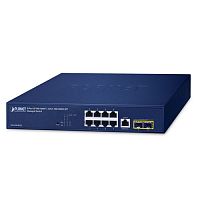 GS-4210-8T2S Управляемый L2/L4 коммутатор Planet 8 портов 10/100/1000Мб/с, 2 слота SFP 100/1000Мб/с