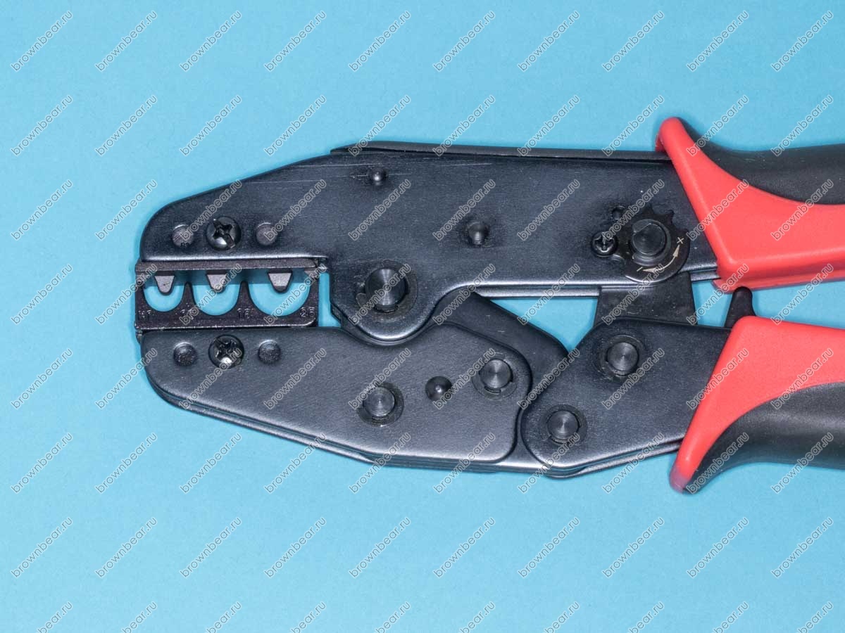 Купить Клещи для обжима неизолированных клемм на провод 4-8 AWG HT ...