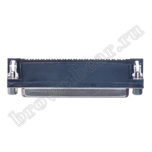 Разъем D-SUB 37 контактов, гнездо на плату, прямой угол  7.2мм DRB-37FA фото 7