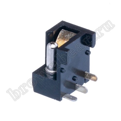 Разъем питания DC гнездо 2.5 х 5.5 мм, на плату, тип 2 DJK-22B фото 2