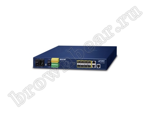 MGSD-10080F Управляемый L2+ коммутатор Planet, Metro Ethernet, 6 портов SFP 100/1000Мбит/с, 2 порта SFP+ 1000/2500Мбит/с, 2 порта RJ-45 10/100/1000Мбит/с фото 2