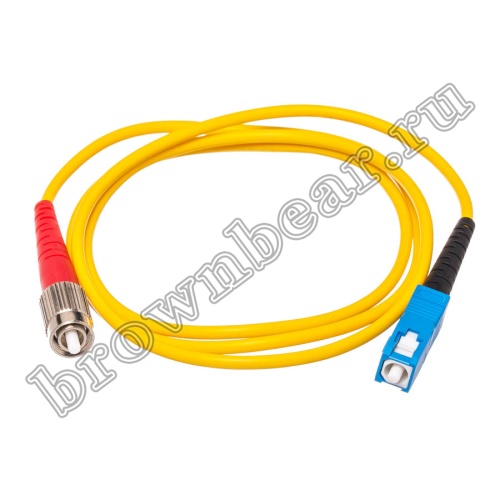 FC-SC патч-корд одномодовый 1м (Simplex)  фото 2