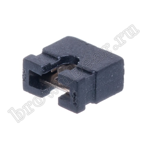 Джампер-перемычка 4.5 мм, шаг 2.54 мм, открытый, 2 контакта фото 3