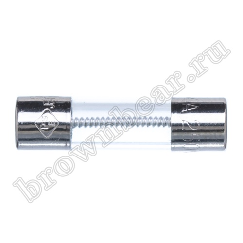 Предохранитель 5х20 мм, цилиндрический, стеклянный, с задержкой, 4А/250В (GSL) фото 4