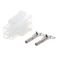 Разъем питания Mini-Fit 4 контакта, гнездо на кабель, шаг 4.2мм MF-4F/2