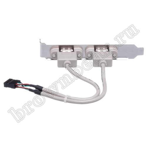 Планка USB, 2 порта тип А - BLD-10 SCUA-22 фото 4