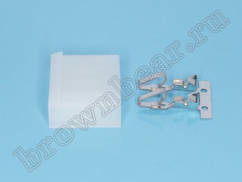 Разъем питания 4 контакта, гнездо на кабель, шаг 5.08 мм MHU-4 фото 6