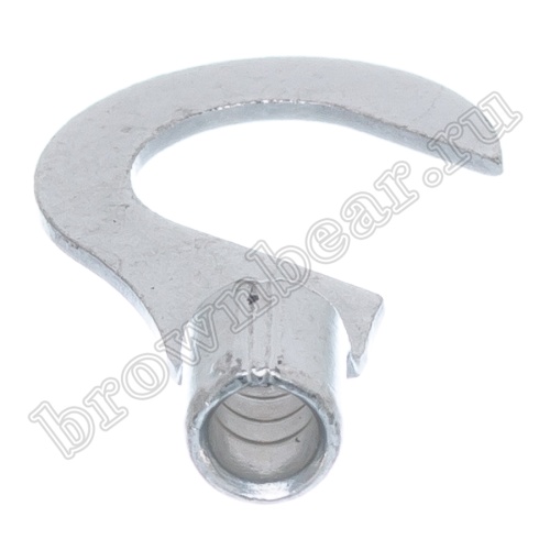 Клемма крюк тип "C" 6.4 мм на провод 1.5 - 2.5 мм²,  неизолированная, кратно 100шт. TC-2-6 фото 6