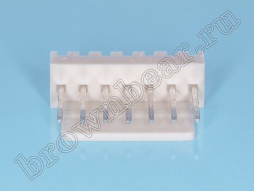 Разъем питания 7 контактов, вилка на плату, шаг 2.54 мм WF-7 фото 5