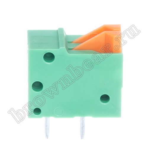 Клеммник нажимной на плату, 3 контакта, 2.54 мм, угловой TB-07AR фото 3