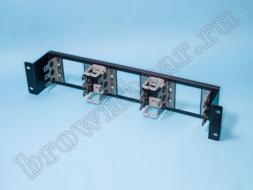 Опорная рама 19" на 9 плинтов,  2U 