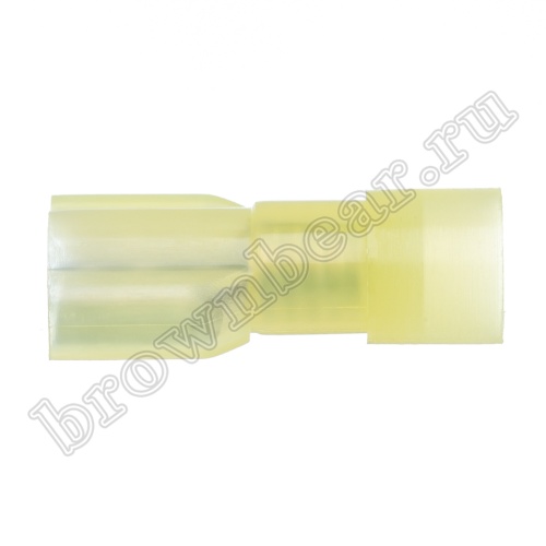 Клемма плоская обжимная 6.3 мм, гнездо на провод 4.0 - 6.0 мм², полностью изолированная, кратно 100шт., РПИ-М TAI-5.5MIF фото 5