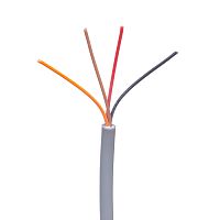 Кабель сигнальный коммуникационный 4 провода, 28AWG, бухта 50м, неэкранированный, серый SIN YU