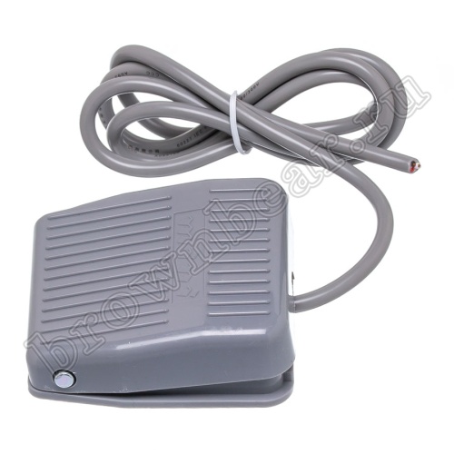 Педаль-переключатель электрическая с проводом (ножная), 83x80x30 мм TFS-201 фото 5