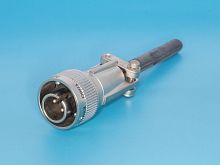 Разъем Amphenol серии 97B, ACA-B, 2 контакта, вилка на кабель, тип 12S, байонет 97B3106F-12S-3P(A23)