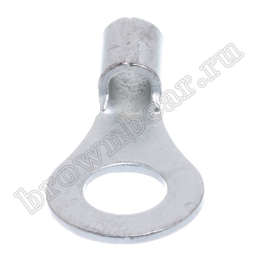 Клемма кольцевая обжимная тип "O" 6.4 мм, на провод 2.5 - 4.0 мм², неизолированная, кратно 100шт. TR-3.5-6 фото 3