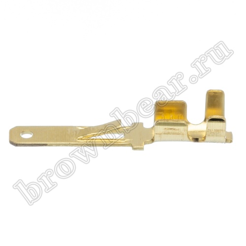 Клемма плоская обжимная 2.8 мм, вилка на провод 0.5 - 1.5 мм², кратно 100шт., РП-П TA3-1.25M фото 5