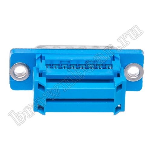 Разъем D-SUB  15 контактов, вилка на плоский кабель DI-15M фото 4