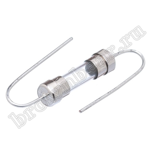 Предохранитель 5х20 мм, цилиндрический, стеклянный, сверхбыстрый, с выводами, 1А/250В (UFE-A)