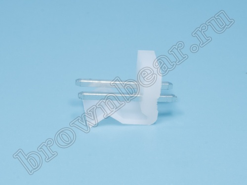 Разъем питания 2 контакта, вилка на плату, шаг 5.08 мм MPW-2 фото 5