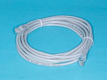 Патч-корд UTP RJ-45, категория 5e, литой, 4 метра, серый 