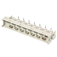 Разъём DIN 41612 H-15, 15 контактов, вилка, прямой угол, 2 ряда