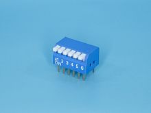 Переключатель Dip-Switch 6 контактных групп, пиано 