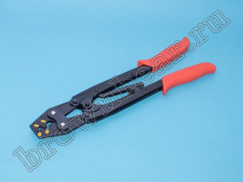 Пресс-клещи (кримпер) для обжима неизолированных клемм на провод 4-12 AWG YYR-510 фото 2