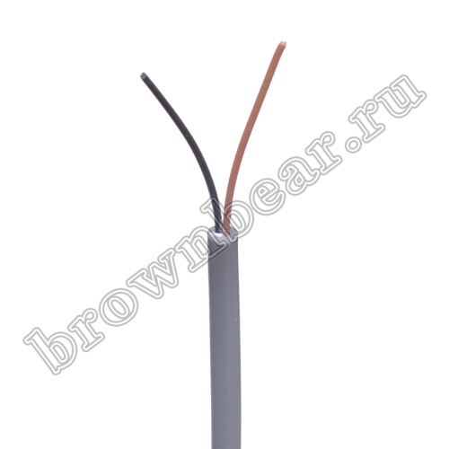 Кабель сигнальный коммуникационный 2 провода, 28AWG, бухта 50м, неэкранированный, серый SIN YU