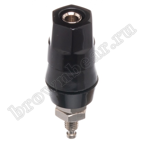 Клемма приборная для разъема Banana, тип 9 (гнездо), черная BP-9B фото 7