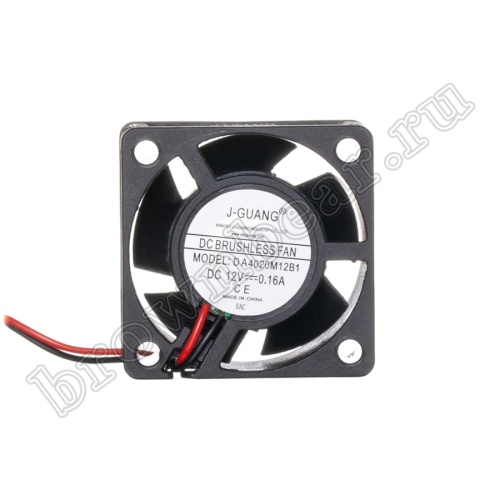 Вентилятор для корпуса 40х40х20, DC 12В, 0.16А, подшипник качения DAC4020M12B