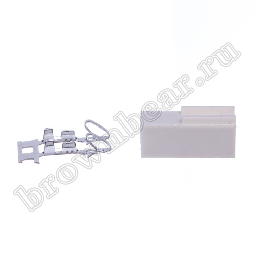 Разъем питания 2 контакта, гнездо на кабель, шаг 2.54 мм HU-2 фото 2