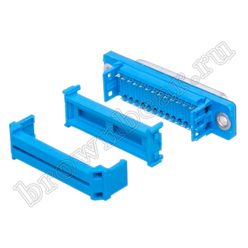 Разъем D-SUB 25 контактов, гнездо на плоский кабель DI-25F фото 5