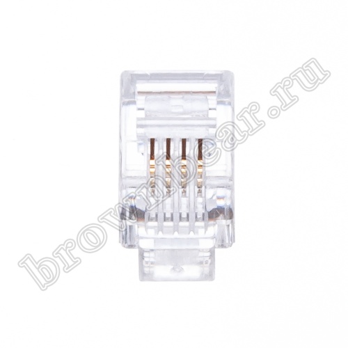 Разъём RJ-10 4P4C TP-4P4C фото 3