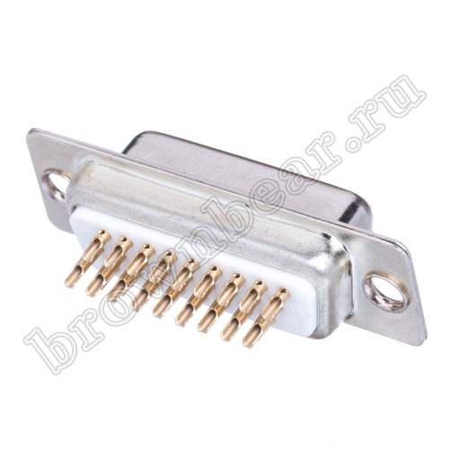 Разъем D-SUB  26 контактов высокой плотности, гнездо на кабель, пайка, тип 2 DHS-26F фото 3
