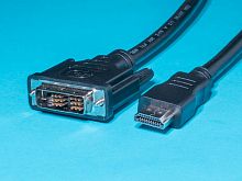 Кабель (шнур) DVI 19  вилка - HDMI 19  вилка,  2.0 м