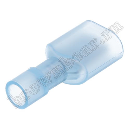 Клемма плоская обжимная 6.3 мм, вилка на провод 1.5 - 2.5 мм², полностью изолированная, кратно 100шт., РПИ-П TAI-2IF фото 4