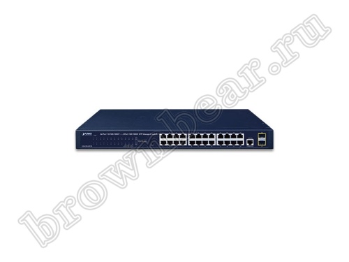 GS-4210-24T2S Управляемый L2/L4 коммутатор Planet, 24 порта 10/100/1000Мбит/с, 2 порта SFP 100/1000Мбит/с фото 2