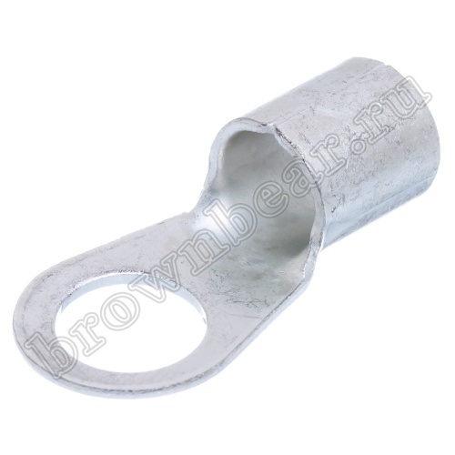 Клемма кольцевая обжимная тип "O" 10.5 мм, на провод 25.0 мм², неизолированная TR-22-10