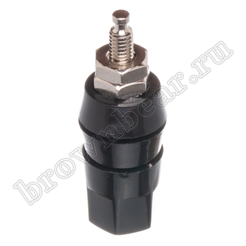 Клемма приборная для разъема Banana, тип 9 (гнездо), черная BP-9B фото 6