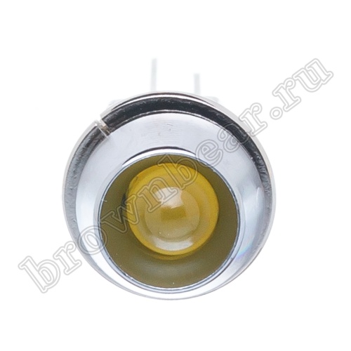 Светодиод в корпусе индикаторный, желтый, 12.0 mcd фото 6