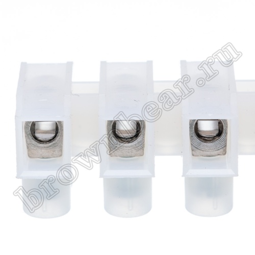 Клеммник ЗВИ зажим винтовой изолированный, 6 пар, 0.75 - 4.0 мм² TLB-200W-6P фото 3