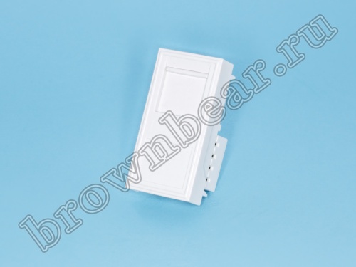 Розетка RJ-45, кат. 5е, тип MOSAIC 45, размер 45х22,5 мм 