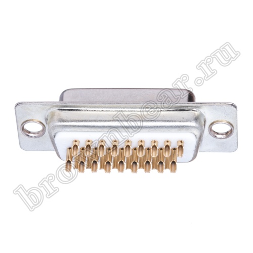 Разъем D-SUB  26 контактов высокой плотности, гнездо на кабель, пайка, тип 2 DHS-26F фото 4