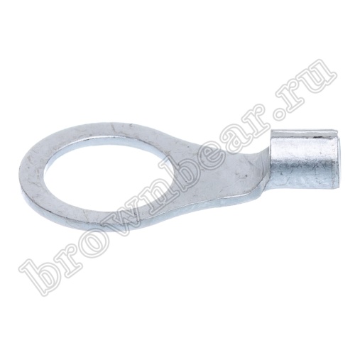 Клемма кольцевая обжимная тип "O" 8.4 мм, на провод 1.5 - 2.5 мм², неизолированная, кратно 100шт. TR-2-8 фото 5