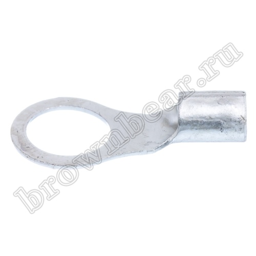 Клемма кольцевая обжимная тип "O" 10.5 мм, на провод 10.0 мм², неизолированная, кратно 100шт. TR-8-10 фото 5