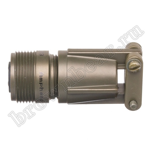 Разъём Amphenol серии MS, 4 контакта, розетка на кабель, тип 14S наружная резьба MS3101E-14S-2S фото 2