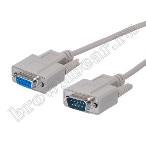 Кабель (шнур) RS-232 DB9F-DB9M, 1.8 метра фото 2