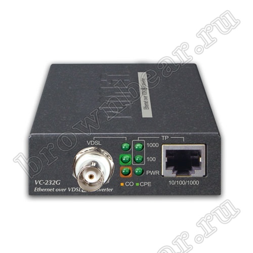 Неуправляемый VDSL2 конвертер 1 порт 1Гб/с RJ-45 + 1 порт VDSL Коаксиал ...
