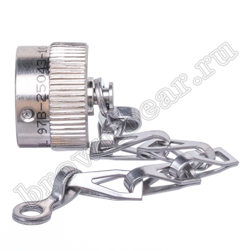 Заглушка Amphenol серии 97B, АСА-B для разъема тип 10SL, внутренний байонет 97B25043-10B(A23) фото 2